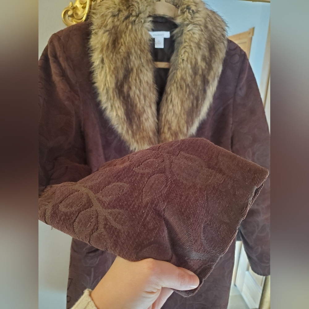 Brown Penny Lane Dressbarn Coat - Picture 6 of 8